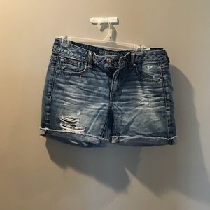 Denim shorts